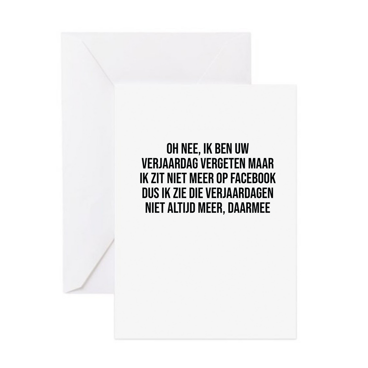 Wenskaart - Facebookverjaardag
